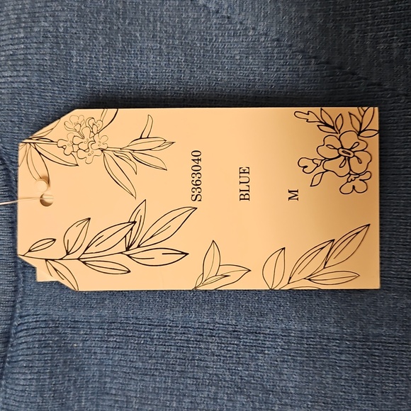 Willow & Wind NWT Blue Sleeveless Dress, Size Medium - Picture 8 of 10